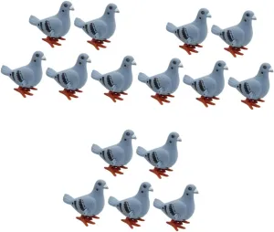 15 Pcs Pigeon Wind-up Toys Pigeons Bird Whistle Pigeon Stuffed Animal Bird Whistle for KidsMini Clockwork Jumping Pigeons for Kids Ideal for Easter Birthdays Party Favors and Student Prizes