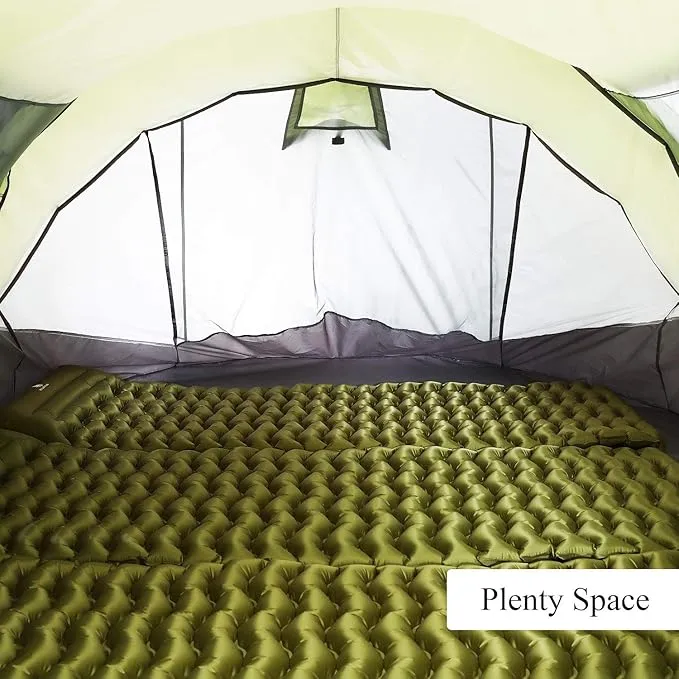6 Person Easy Pop Up Tent,12.5’ x 8.5‘ x53.5,Automatic Setup,Waterproof, Double Layer,Instant Family Tents for Camping,Hiking & Traveling