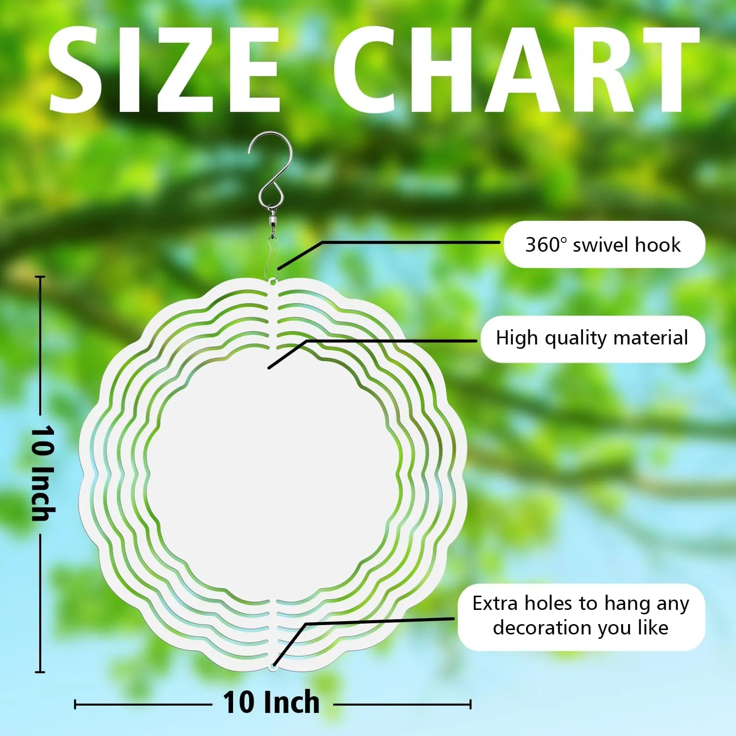 64memory Kangaroo Wind Spinner - Unique 3D Hanging Wind Spinner for Yard and Garden