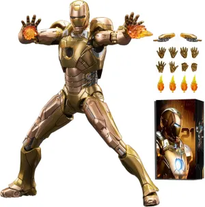 7 inch Ironman MK21 Action Figure Exquisite Painting with Lots of Accessories Collectable Toy(1/10 Scale)