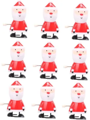 9Pcs Wind Up Fun Party Filler for Clockwork Walking Jumping for Christmas Celebrations and Goody Bags