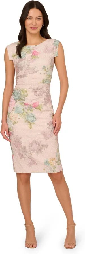 Adrianna Papell Women's Matelasse Cocktail Dress