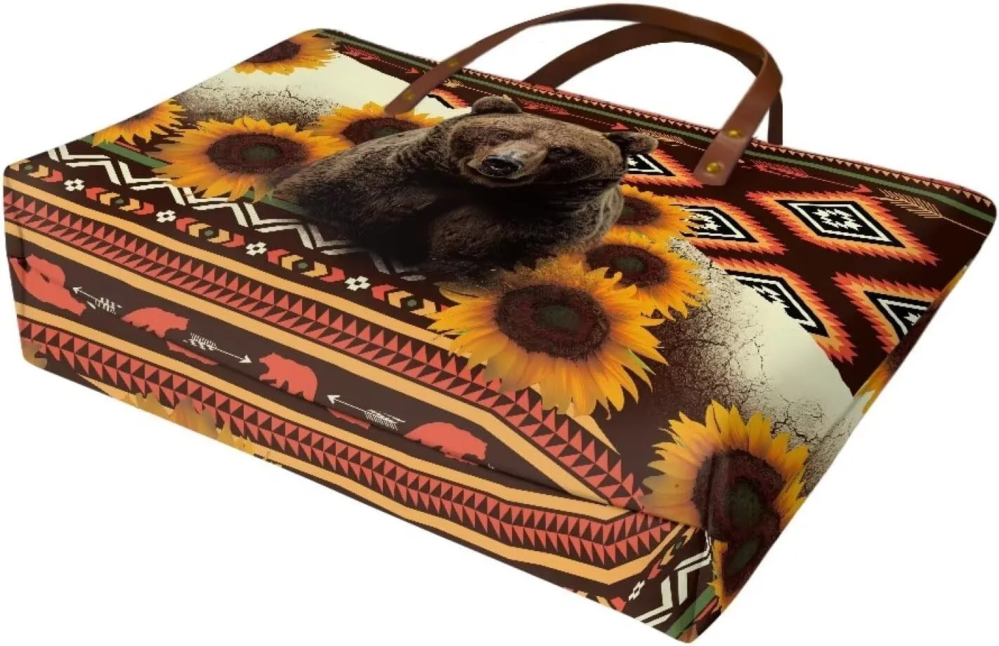 African Tribal Ethnic Print Women Tote Shoulder Bags Casual Handbag