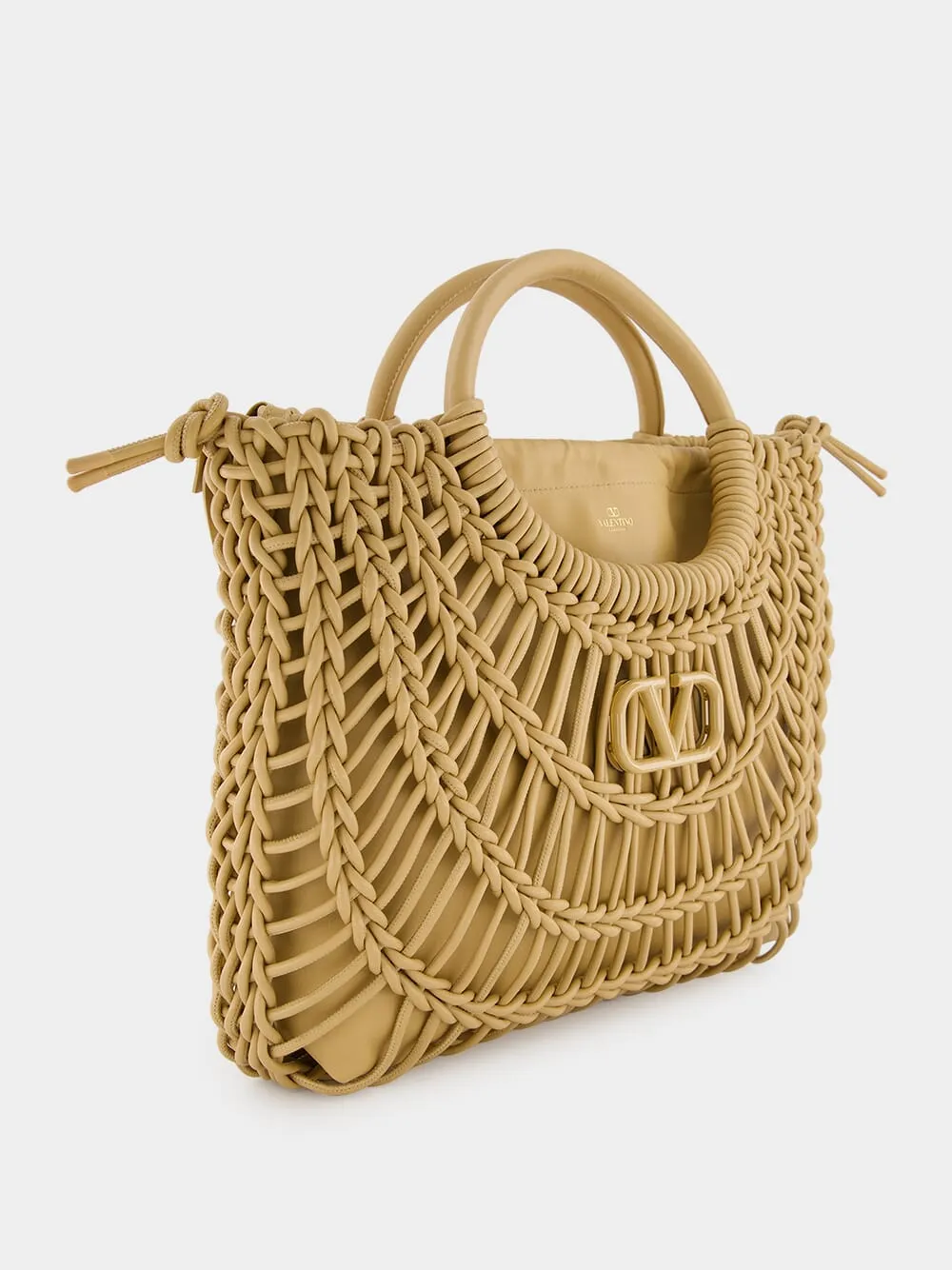 AllKnots Woven Leather Shopper