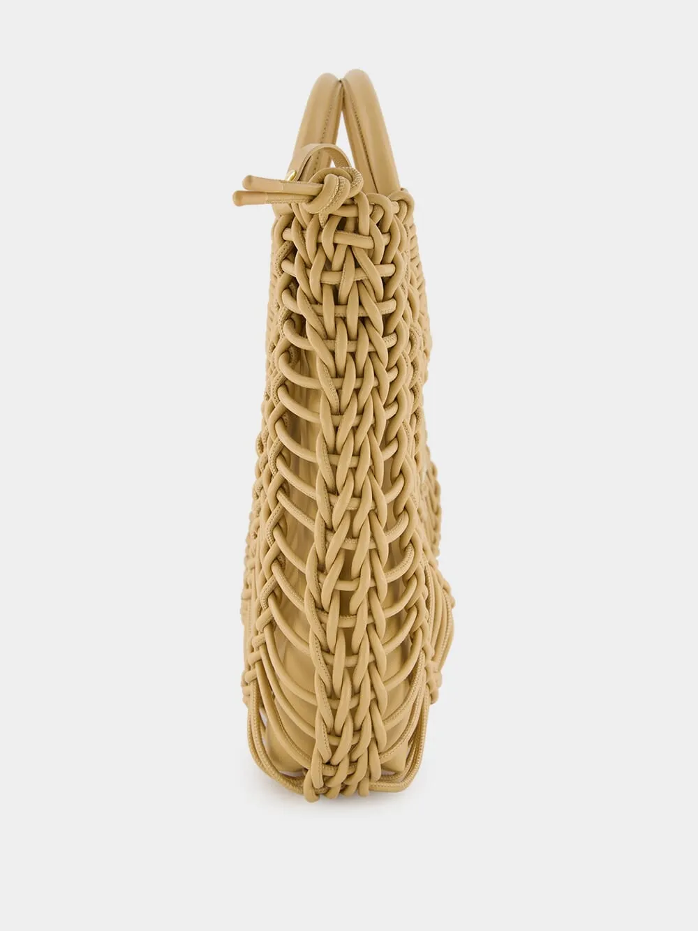 AllKnots Woven Leather Shopper
