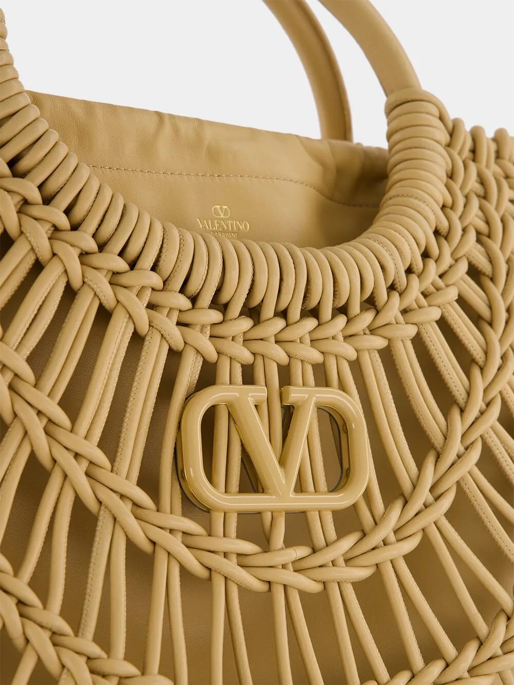 AllKnots Woven Leather Shopper