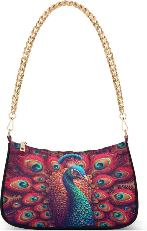 Almond Blossom Starry Night Small Shoulder Bag for Women, Purses for Women Trendy