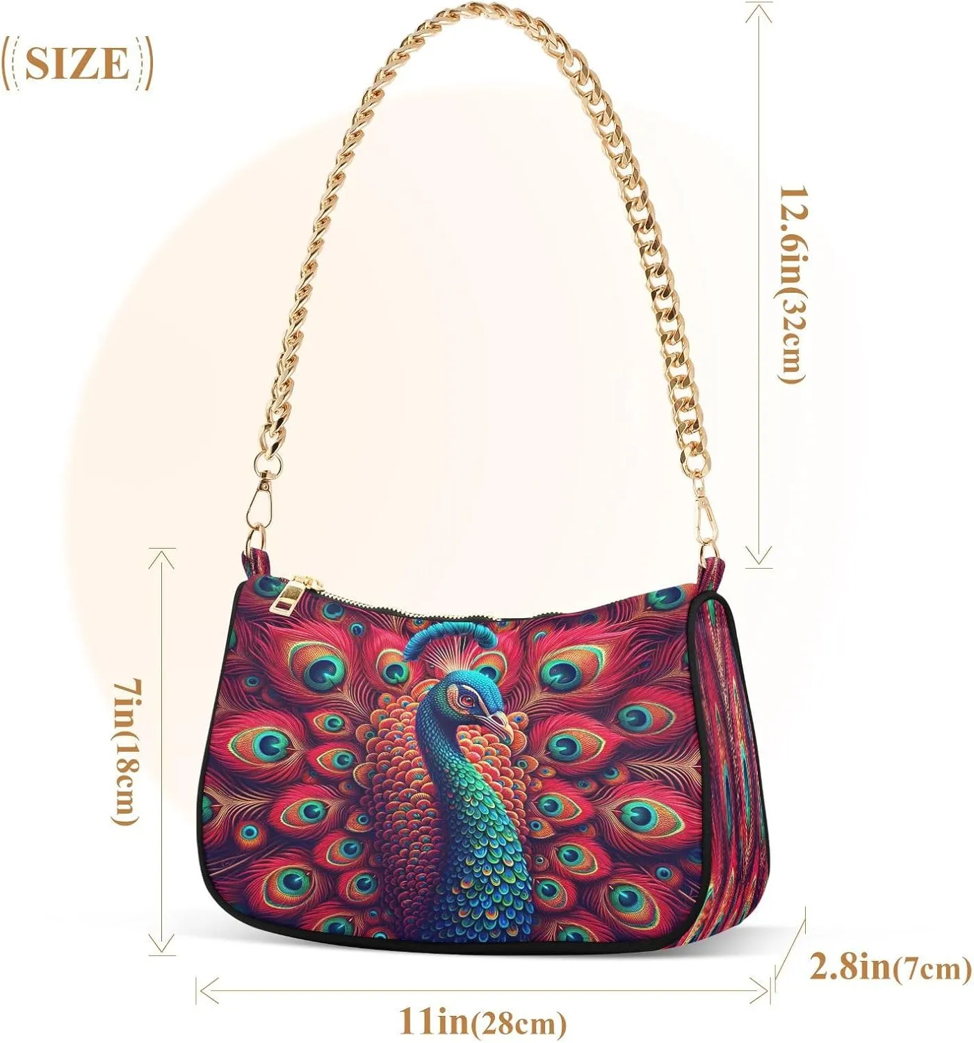 Almond Blossom Starry Night Small Shoulder Bag for Women, Purses for Women Trendy