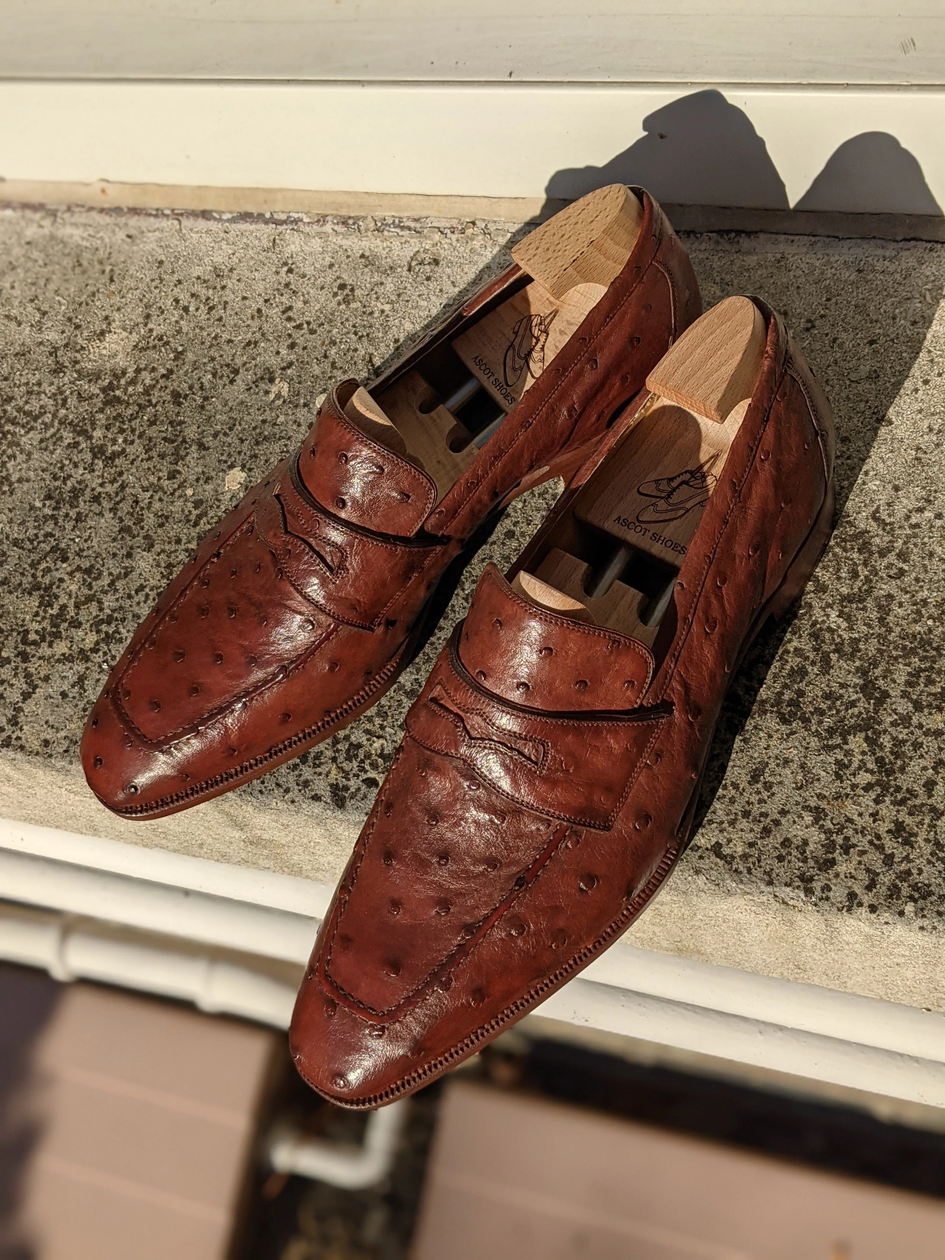 Ascot Sinatra - Cognac Ostrich