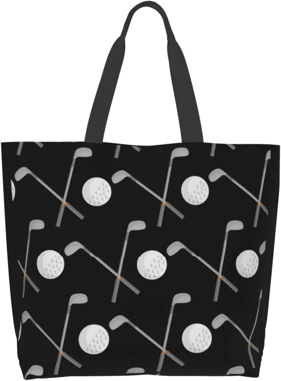 ASYG Cute Golf Print Sling Tote Bag For Women & Men