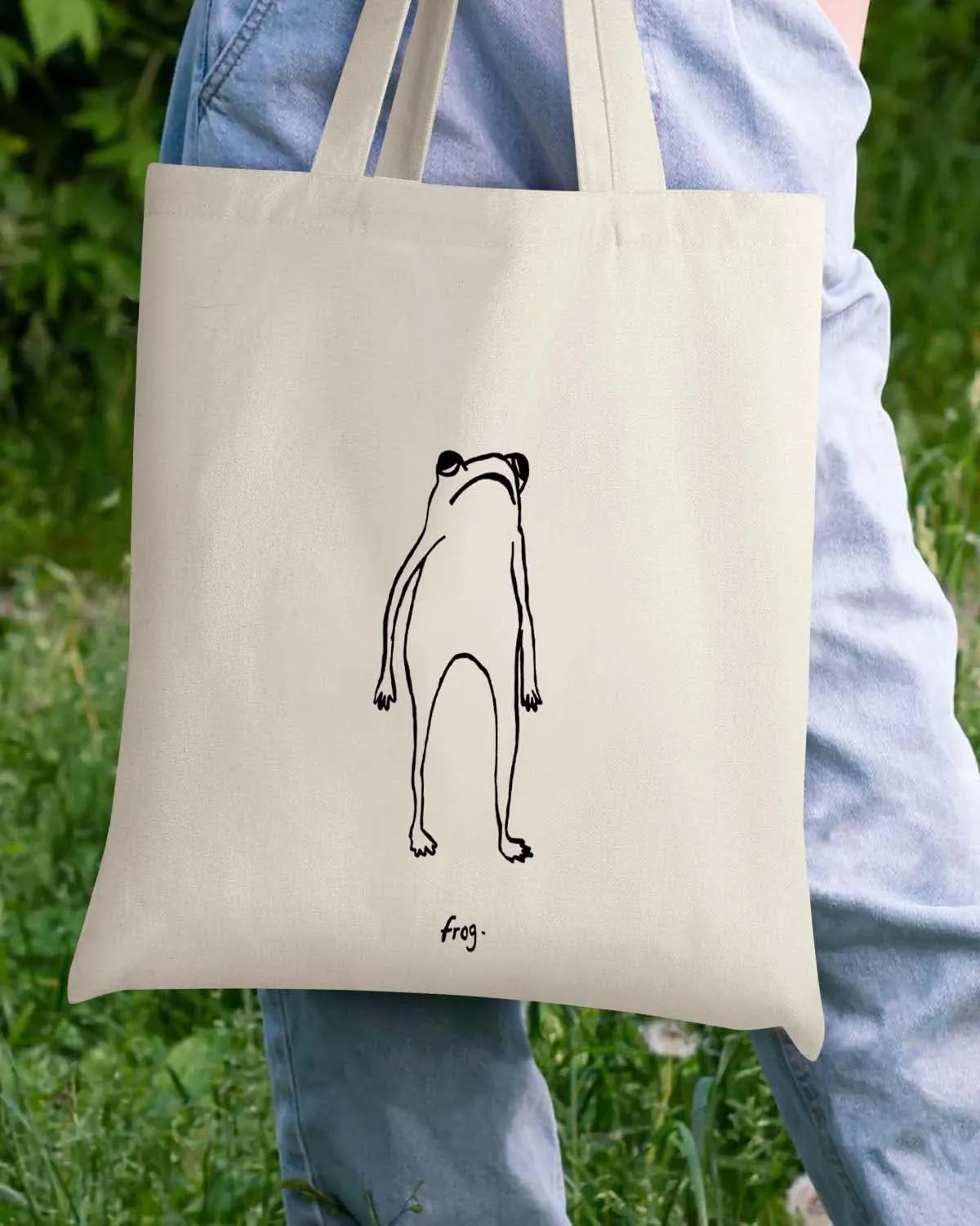 AUSVKAI Canvas Tote Bag Aesthetic for Women, Cute Reusable Cloth Cotton Bags for Shopping Beach Grocery