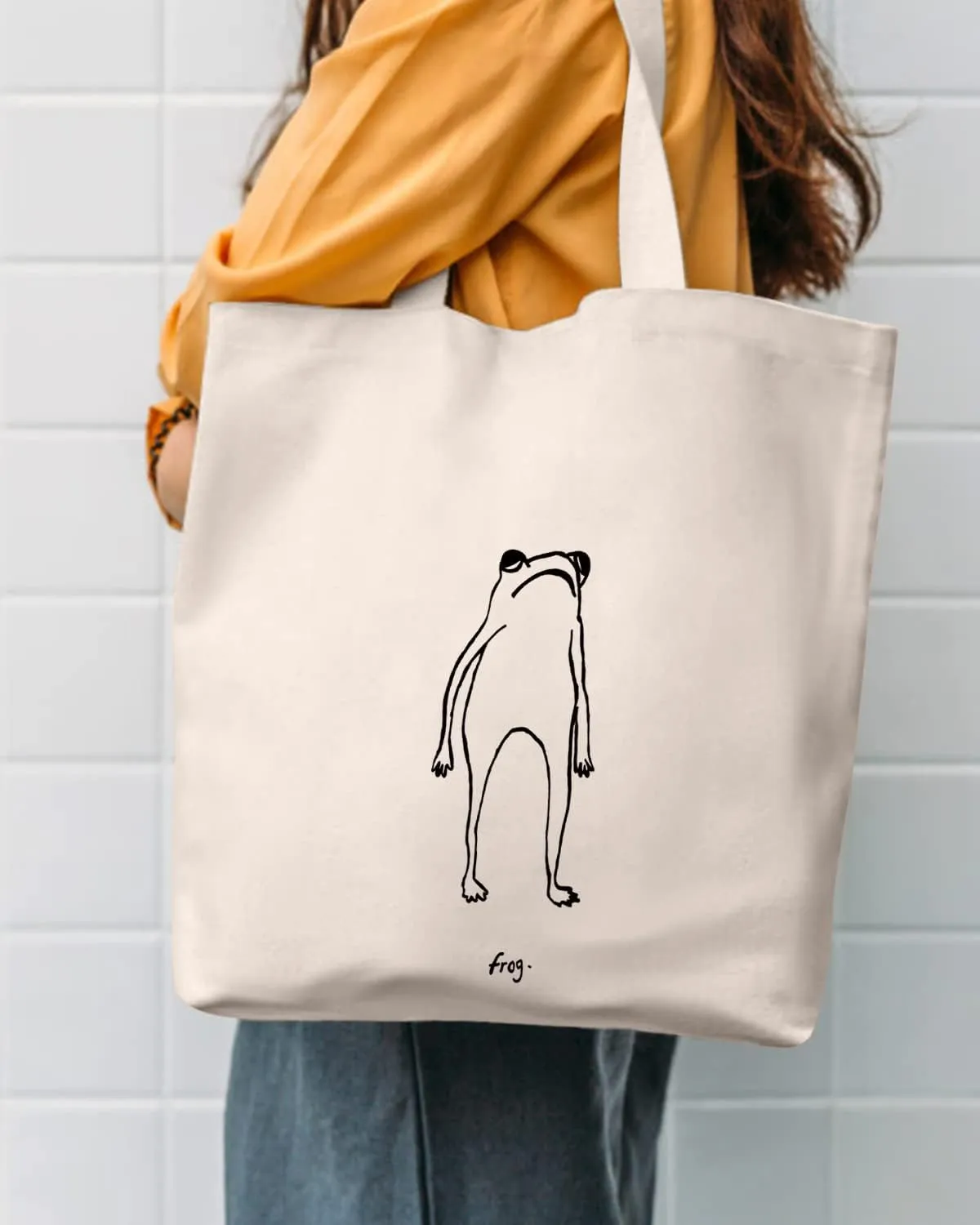 AUSVKAI Canvas Tote Bag Aesthetic for Women, Cute Reusable Cloth Cotton Bags for Shopping Beach Grocery