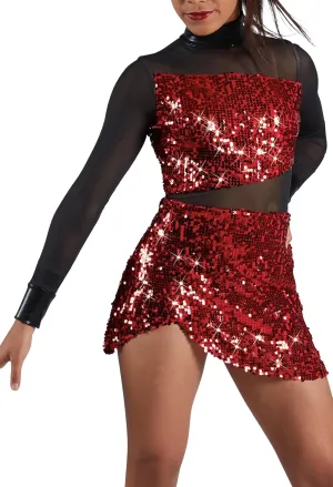 Balera Ultra Sparkle Faux-Wrap Dress for Women Perfect for Dance