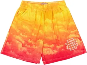 Basketball Shorts Breathable Fashion Mesh Print Shorts Drawstring Sports Running Beach Short Pants