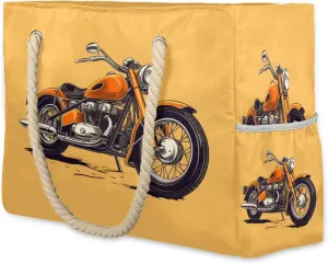Beach Bags for Women and Men Extra Large Waterproof Sandproof Zipper Travel Tote Bag