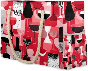 Beach Bags for Women Waterproof Sandproof Large Beach Tote Bag with Zipper Swim Pool Bag for Travel Outdoor