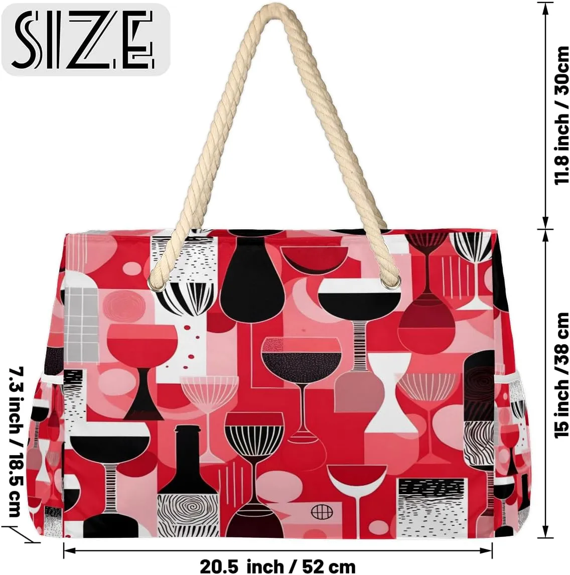 Beach Bags for Women Waterproof Sandproof Large Beach Tote Bag with Zipper Swim Pool Bag for Travel Outdoor