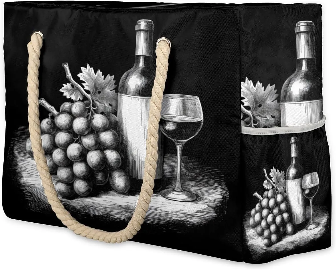 Beach Bags for Women Waterproof Sandproof Large Beach Tote Bag with Zipper Swim Pool Bag for Travel Outdoor