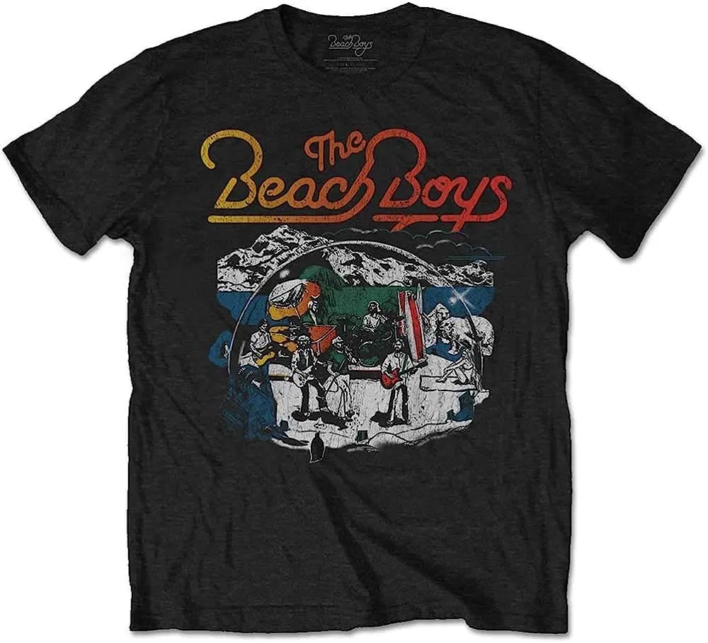 Beach Boys Men's Live Drawing T-Shirt | Officially Licensed Merchandise
