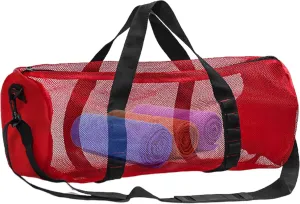 Beach Dive Bag - Portable Mesh Equipment Holder | Zippered Snorkel Storage, Oversized Travel Sack, Durable Outdoor Container for Diving Tools, Marine Sports, Poolside Packing, Boat Days