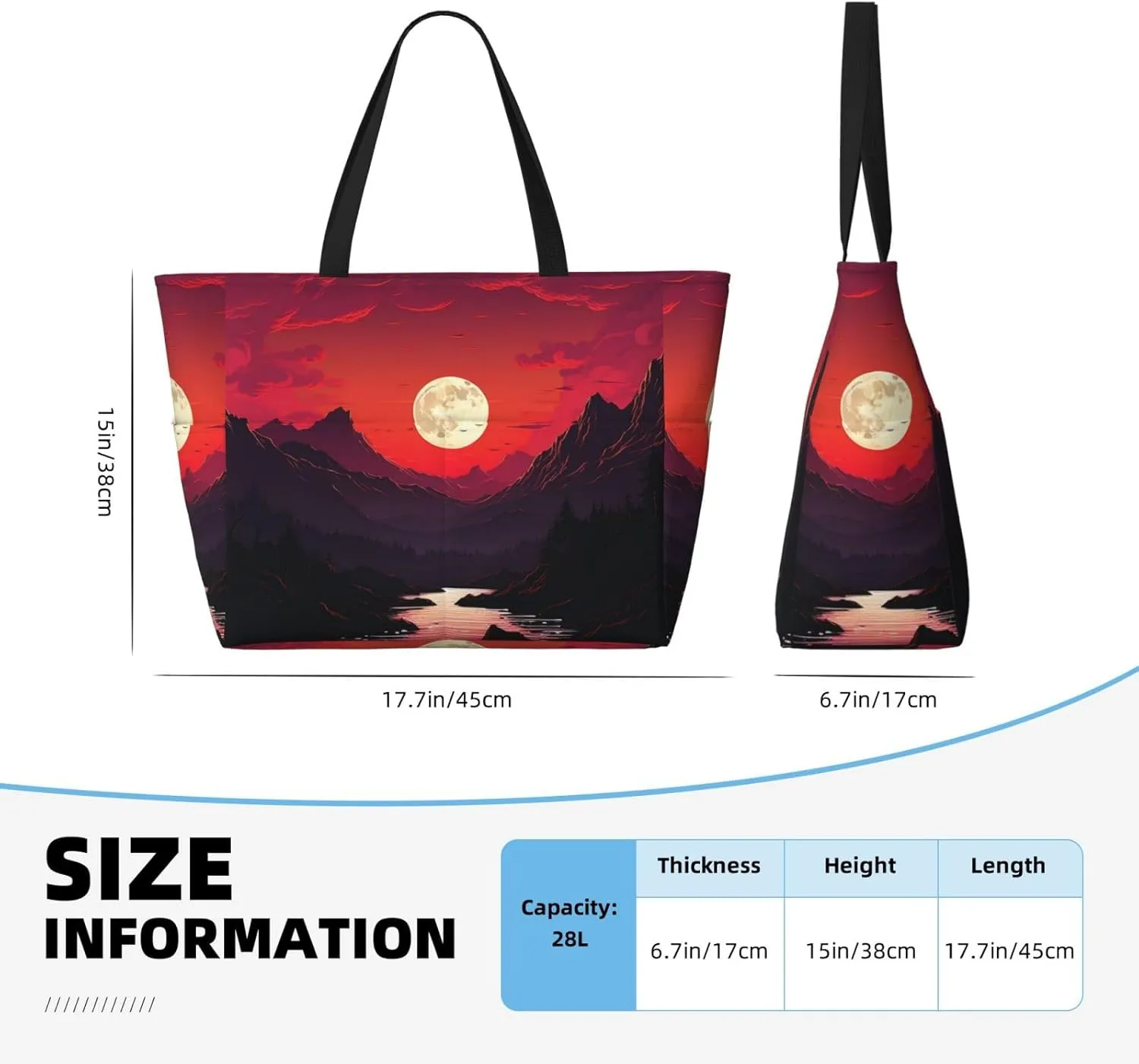 Beach Tote Bag for Women Oversized Travel Weekender Bags Rock jump Waterproof Pool Bag Beach Accessories
