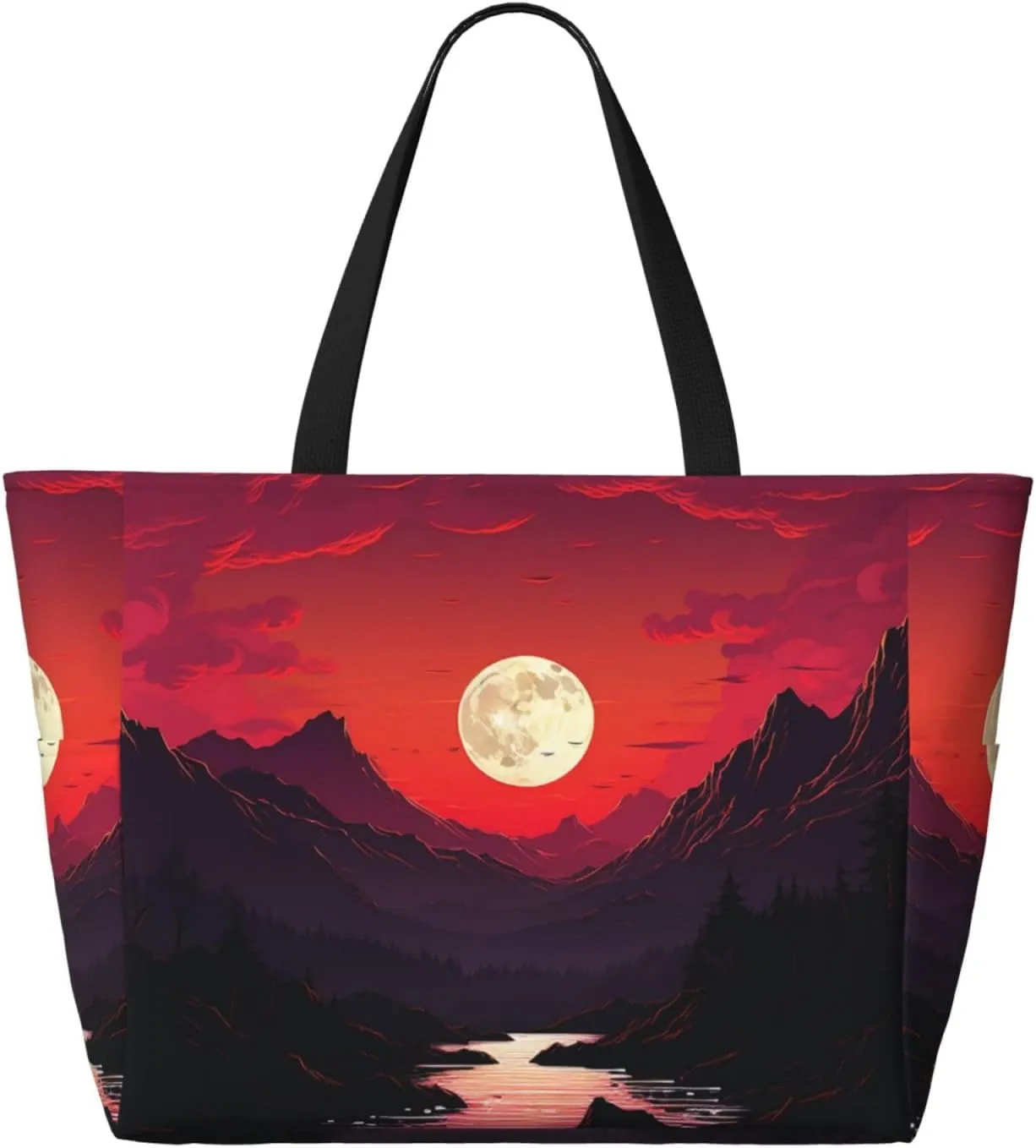 Beach Tote Bag for Women Oversized Travel Weekender Bags Rock jump Waterproof Pool Bag Beach Accessories