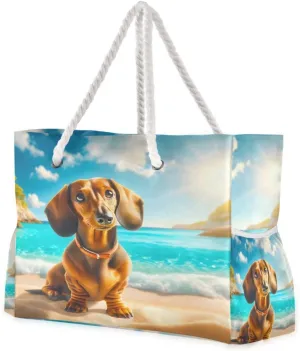 Beach Tote Bags for Women, Starfish Beach Large Beach Shoulder Bag Pool Bags Purse