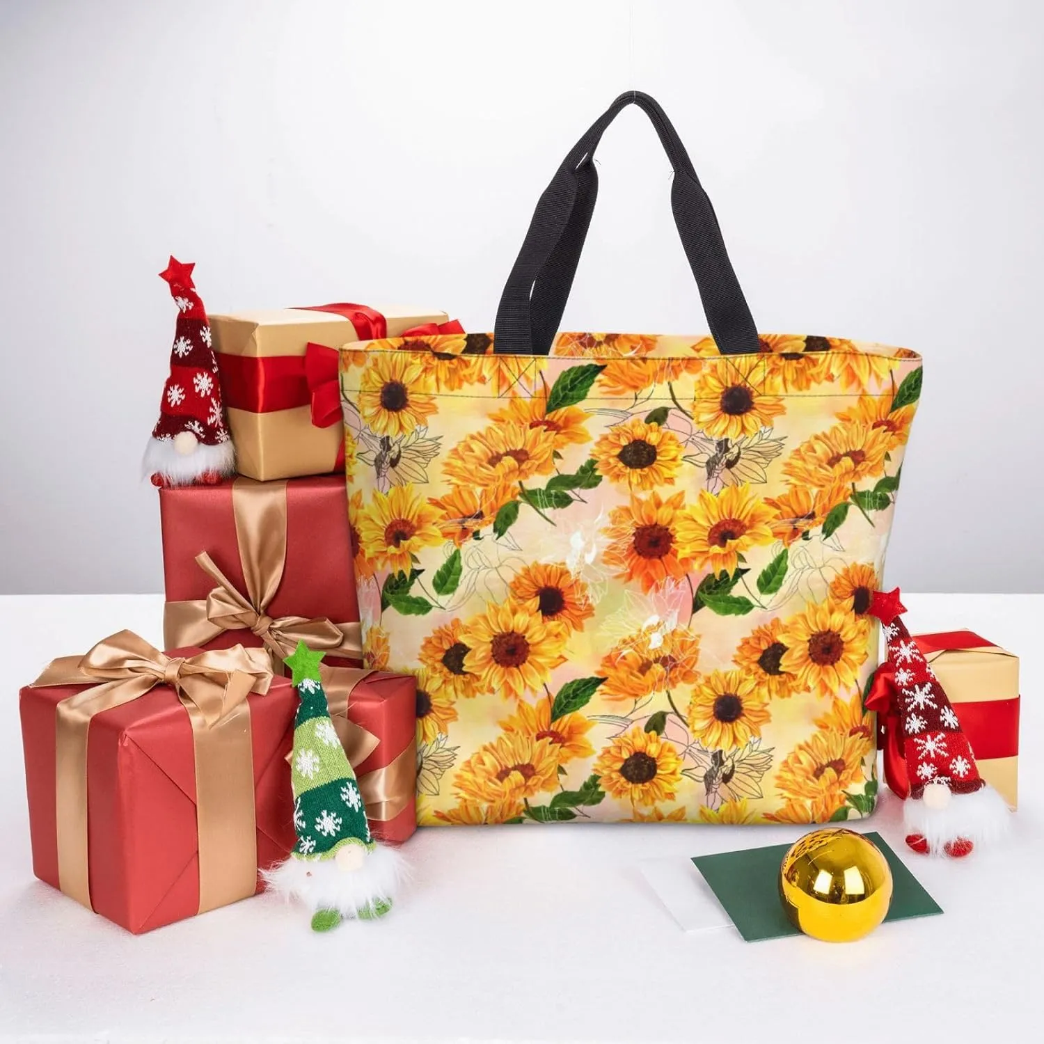 Beautiful Fireworks Print Tote Bags Reusable Grocery Bag Shoulde Bag Handbag For Office Shopping Travel Women