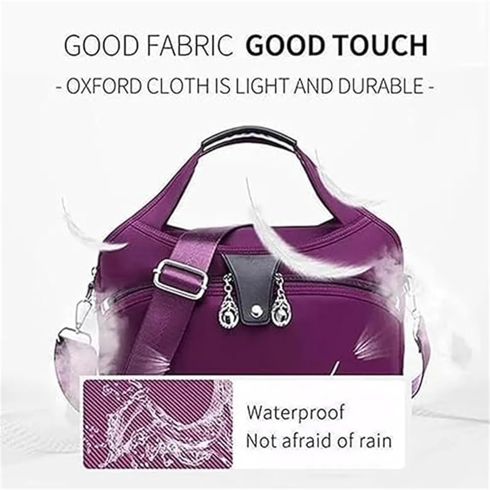 Beautifuldeer Anti Theft Handbag, Waterproof Oxford Cloth Satchel, Fashion Anti-Theft Handbag Crossbody For Women
