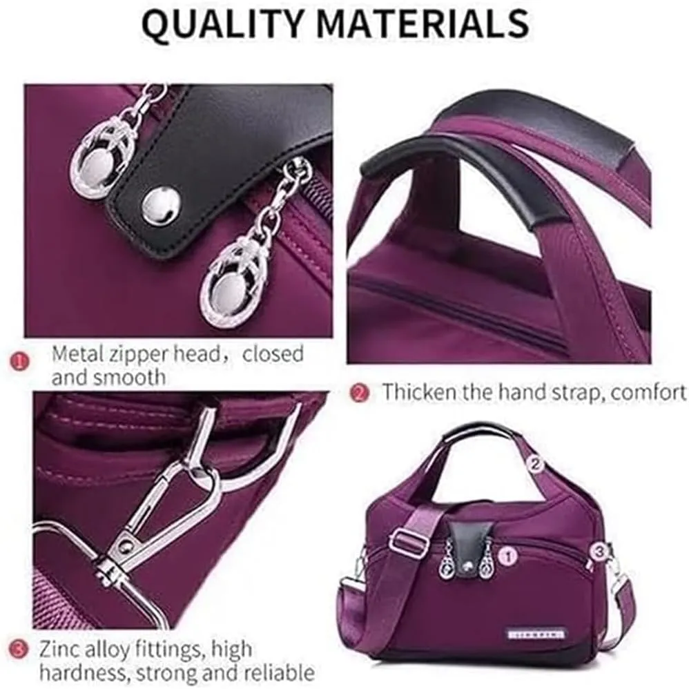 Beautifuldeer Anti Theft Handbag, Waterproof Oxford Cloth Satchel, Fashion Anti-Theft Handbag Crossbody For Women