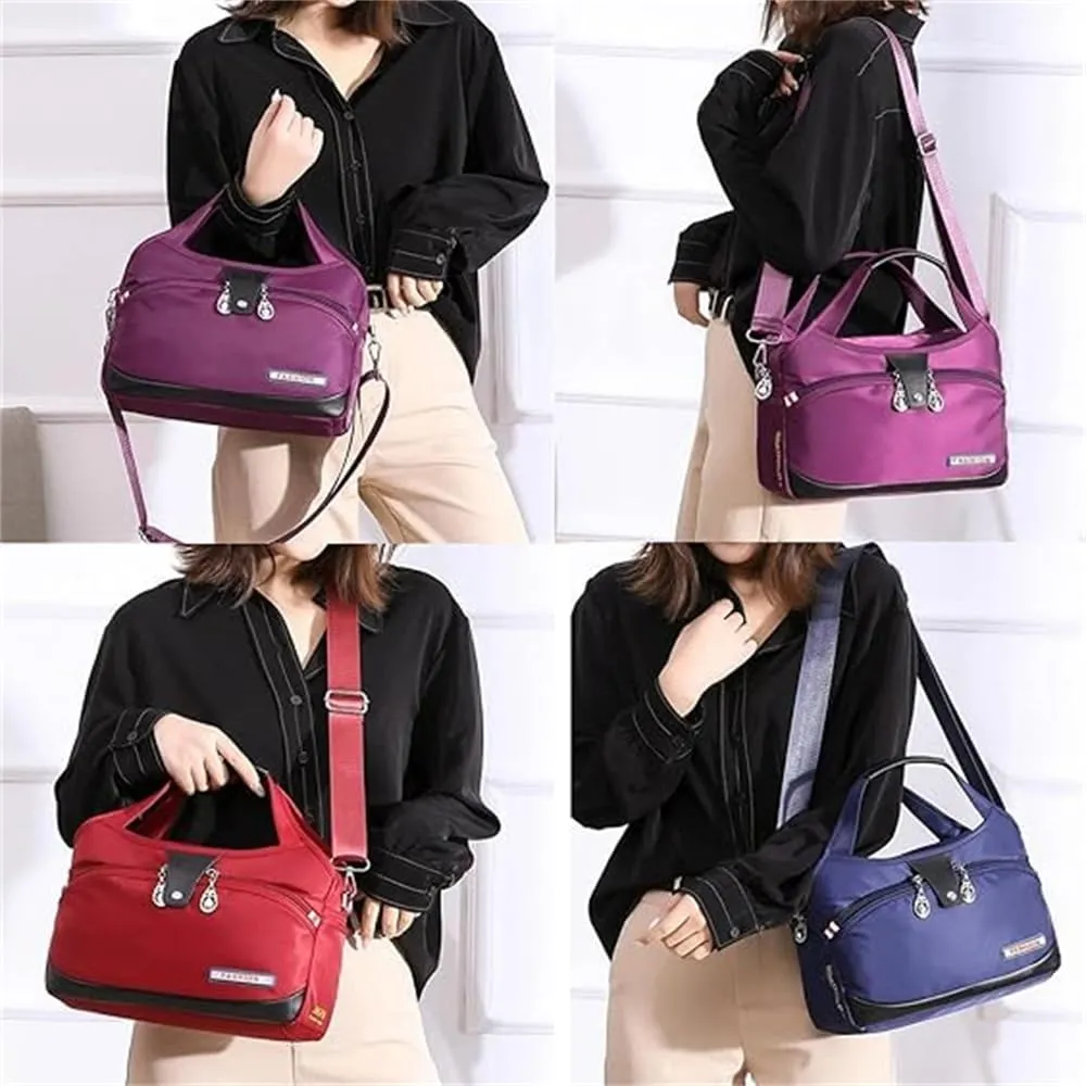 Beautifuldeer Anti Theft Handbag, Waterproof Oxford Cloth Satchel, Fashion Anti-Theft Handbag Crossbody For Women