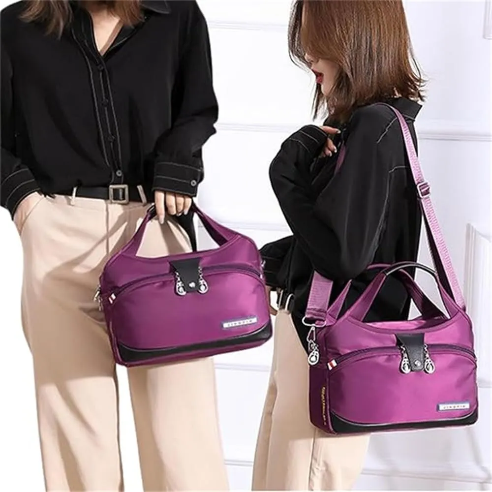 Beautifuldeer Anti Theft Handbag, Waterproof Oxford Cloth Satchel, Fashion Anti-Theft Handbag Crossbody For Women