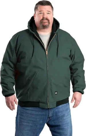 Berne Men's Heritage Duck Hooded Active Work Jacket