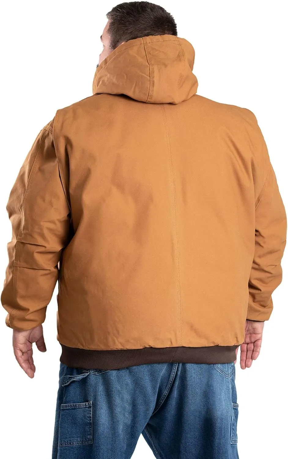 Berne Men's Heritage Duck Hooded Active Work Jacket