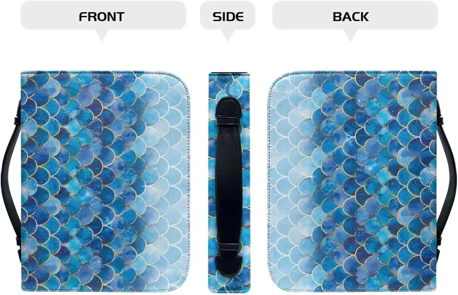 Bible Cover Men and Women Lightweight Bible Bags Carrying Book Case Bible Protective Cover Bible Study Bags