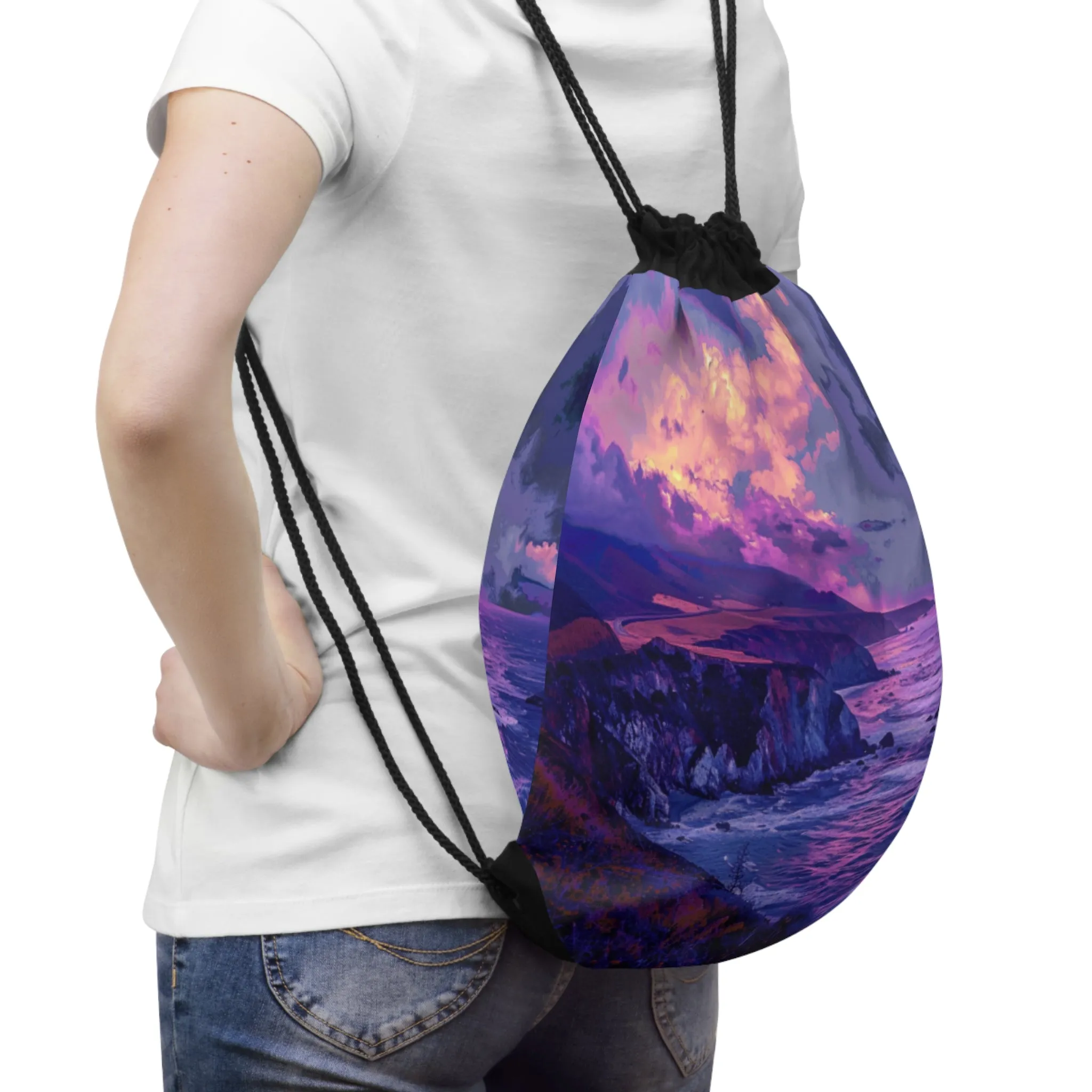 Big Sur Drawstring Bag