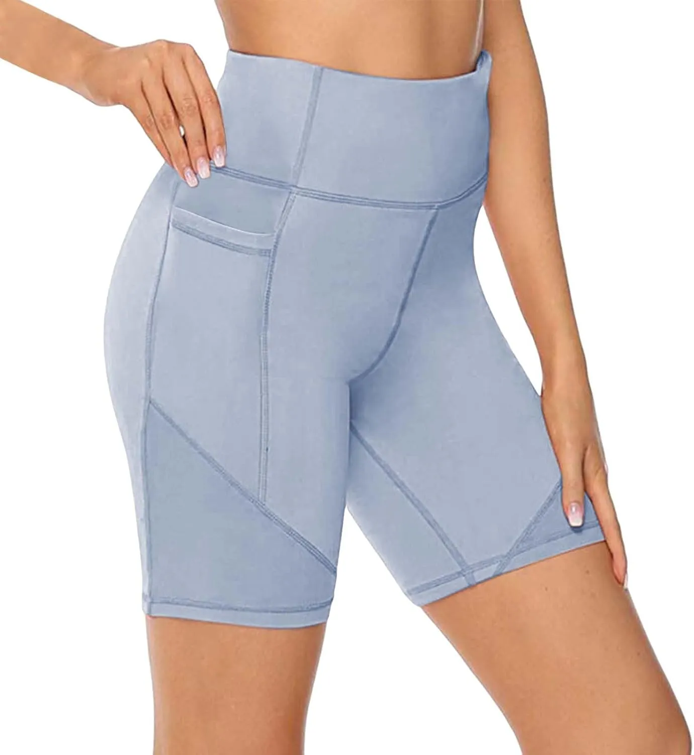 Biker Shorts Women Women's Sports Skinny Hip Quarter Pants High Waisted Yoga Fitness Pants High Waisted Butt