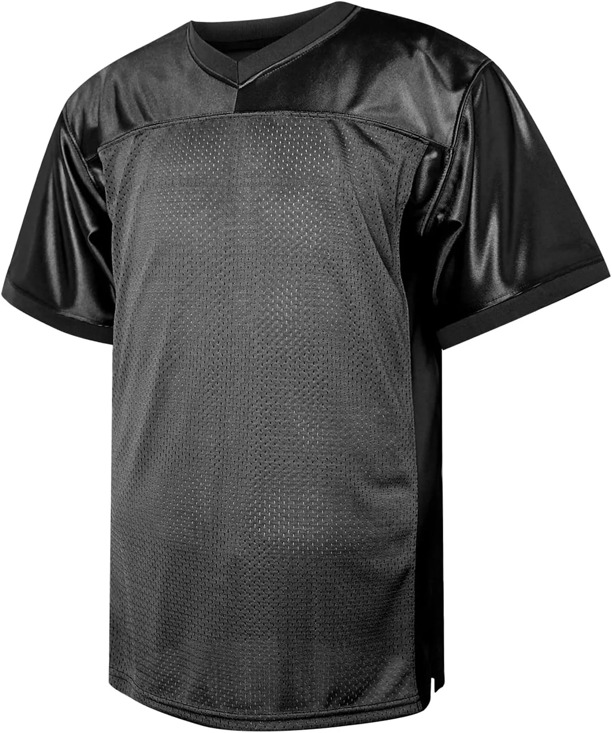 Blank Football Jersey,90s Hip Hop Sports Mesh Practice Plain Football Shirt