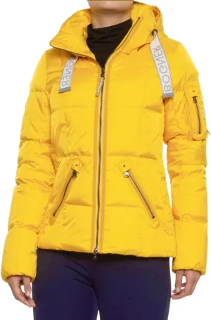 Bogner Felina-D Women’s Down Fill Jacket, Yellow, US 4 (EU 34)