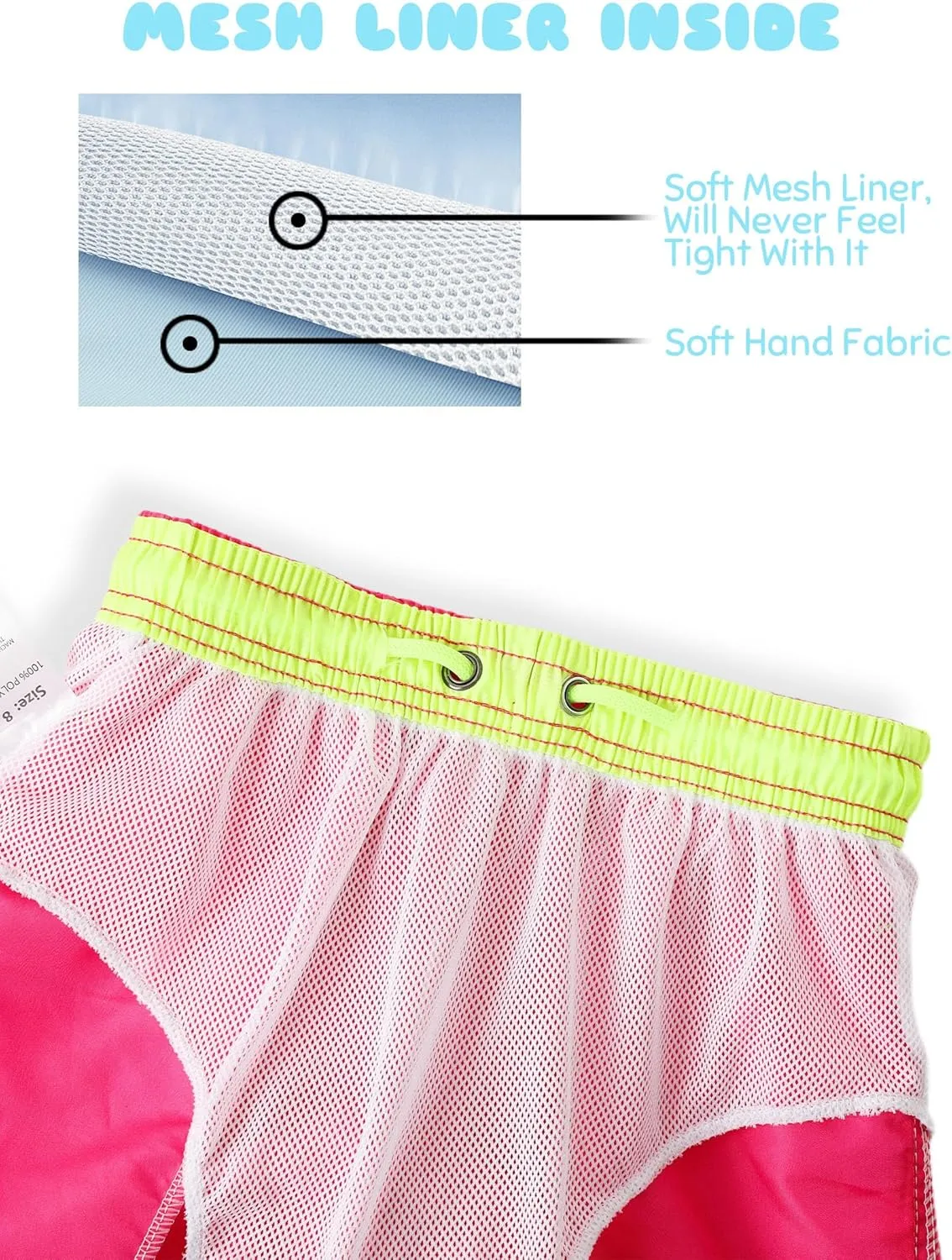 Boys Swim Trunks Boys' Fun Beach Board Shorts 5-14 Years