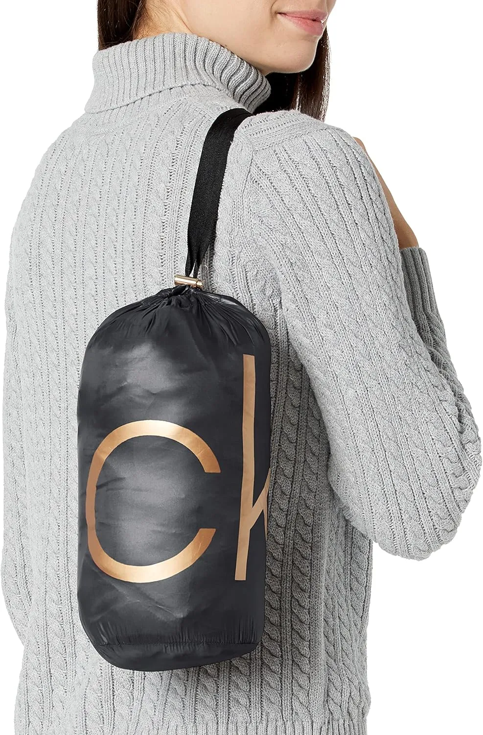 Calvin Klein Women's Chevron Quilted Packable Down Jacket (Standard and Plus)