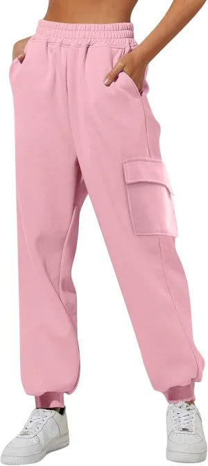 Casual Cargo Pant Waisted Loose Sweatpants Comfortable High Waisted Jogging Pants Women 2024 Baggy Parachute Pants