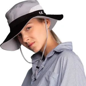 C.C Hatsandscarf Exclusives Outdoor Sun Hat UV Protection Foldable Mesh Wide Brim Beach Summer Hat (ST-2177)