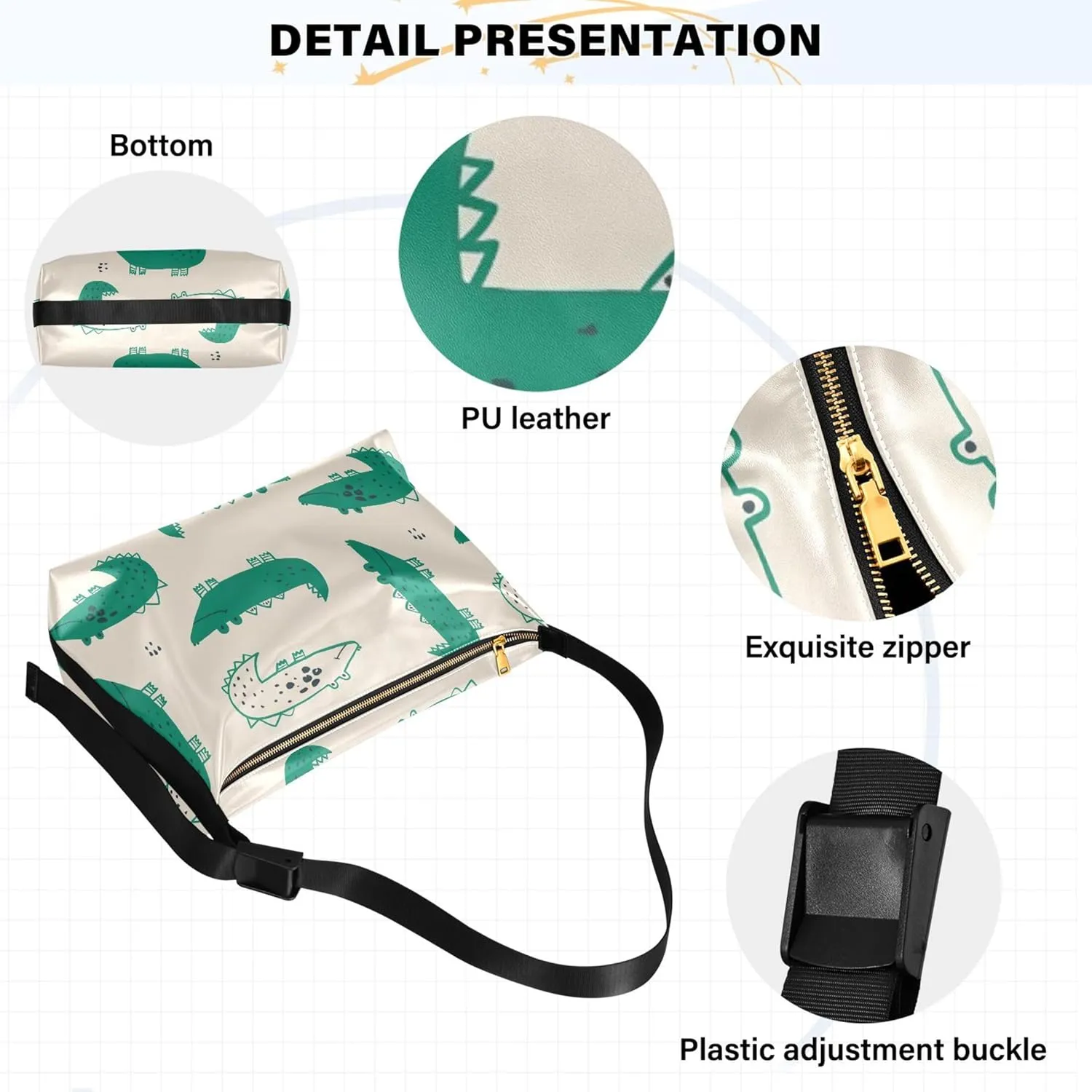Childish Cute Sloth Creative Lady Leather Purses Hobo Large Crossbody Bags Animal Print Womens Everyday Purse