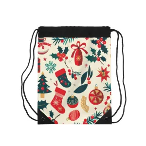 Christmas 4 sy Drawstring Bag