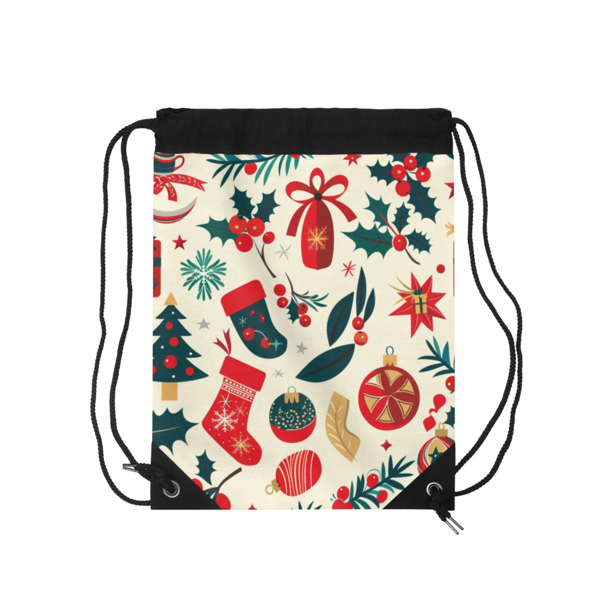 Christmas 4 sy Drawstring Bag