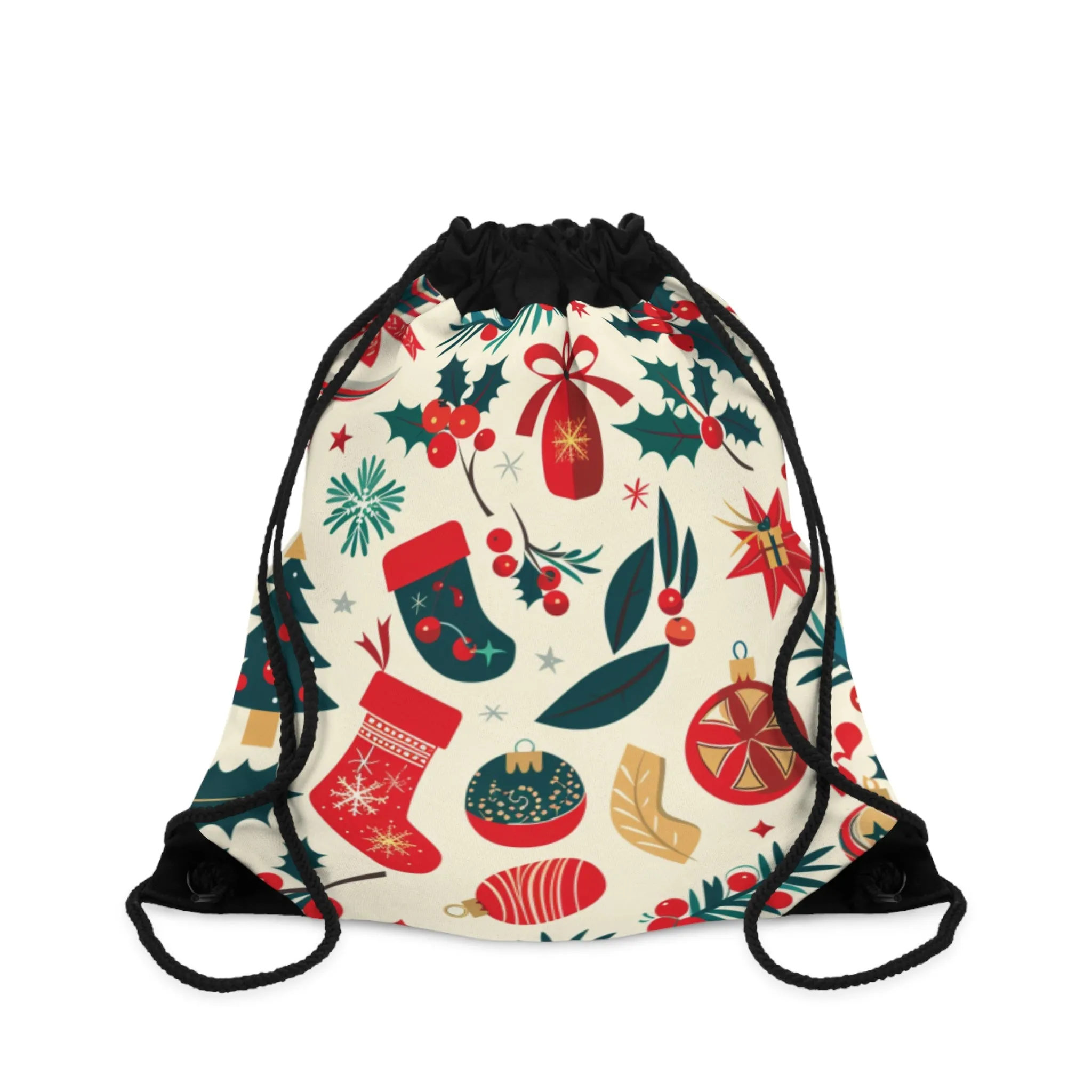 Christmas 4 sy Drawstring Bag