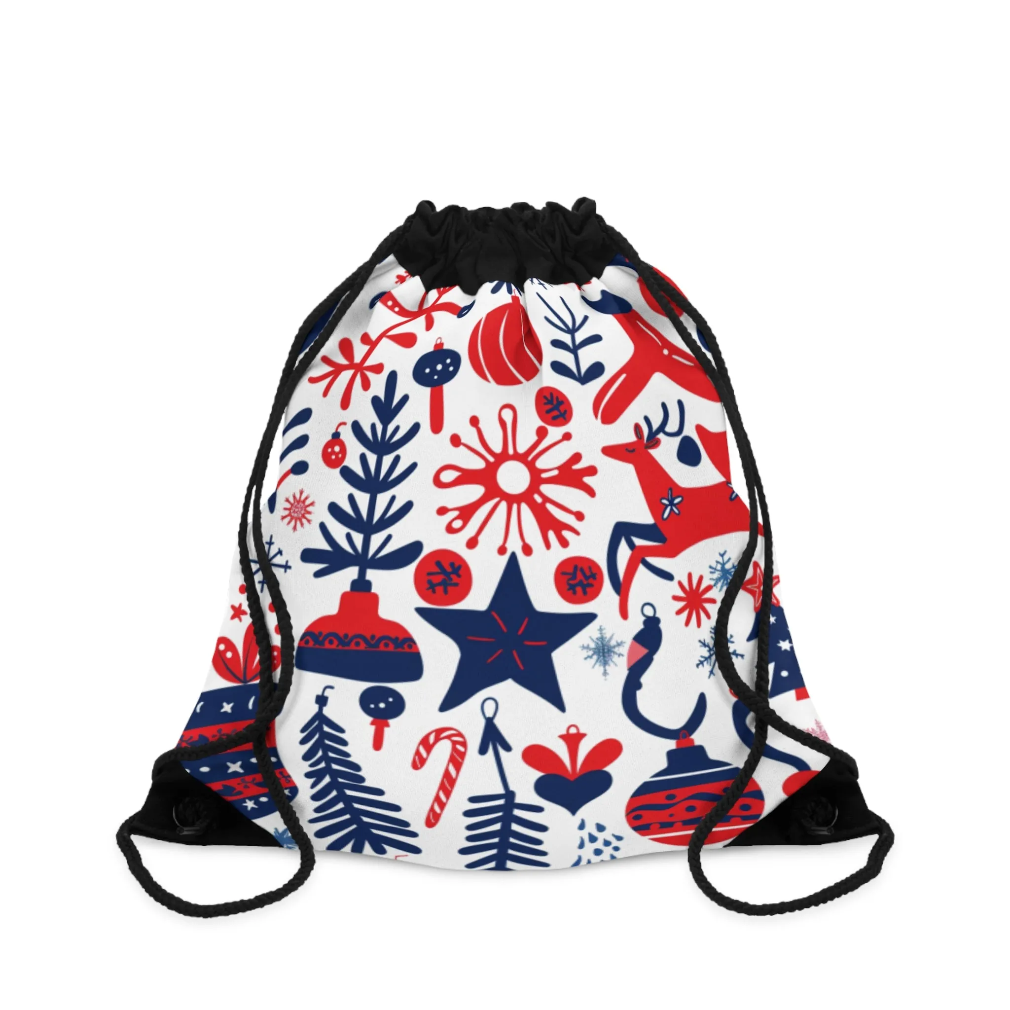 Christmas Joy 1 Drawstring Bag