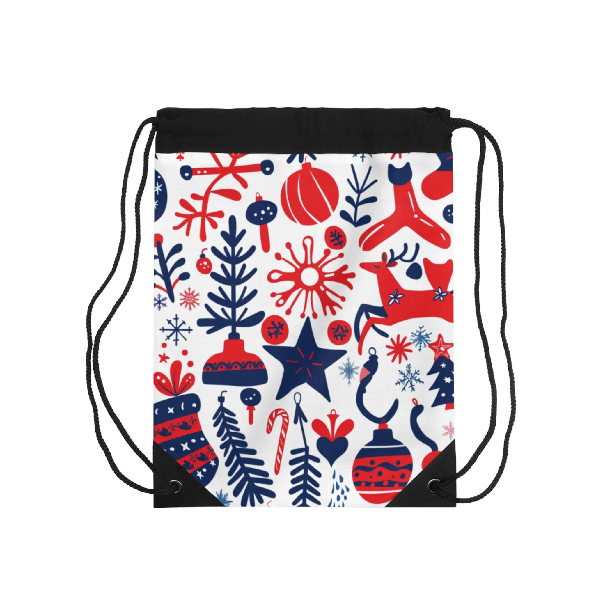 Christmas Joy 1 Drawstring Bag