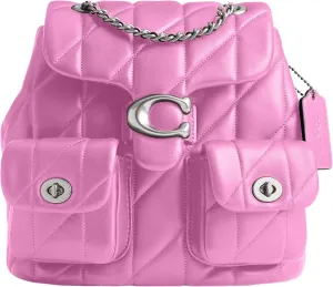 Coach Women's Quilted Tabby Backpack, Lh/Fuschia, One Size